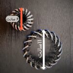 ابعاد کلیپس چنگکی نگین دار